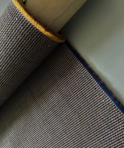 Kvadrat Umami 3 773 blauw camel wit