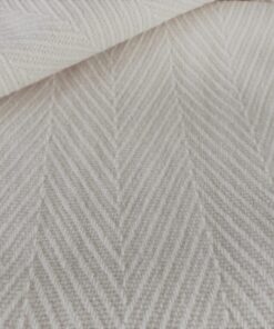 herringbone cream white