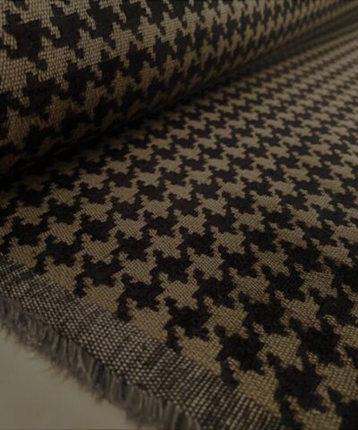 Romo Tremont Ebony zwart lichtbruin pied-de-poule