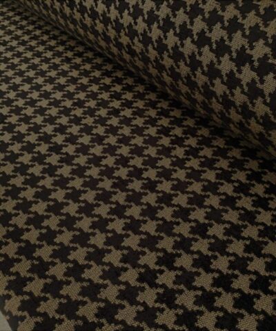 Romo Tremont Ebony zwart lichtbruin pied-de-poule