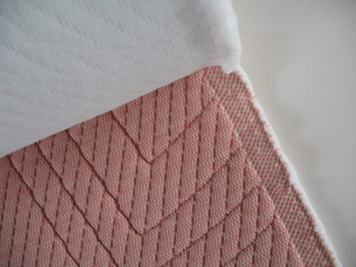 Kvadrat Febrik Apparel 0623 roze roomwit