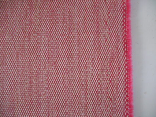 Kvadrat meubelstof fuchsia roze met creme Land