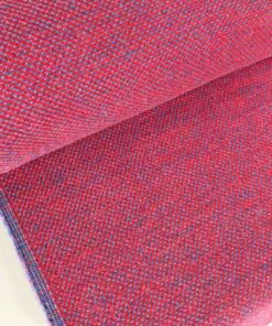 Diagonal woven pattern red