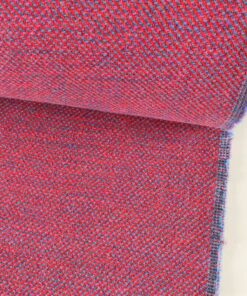 Diagonal woven pattern red