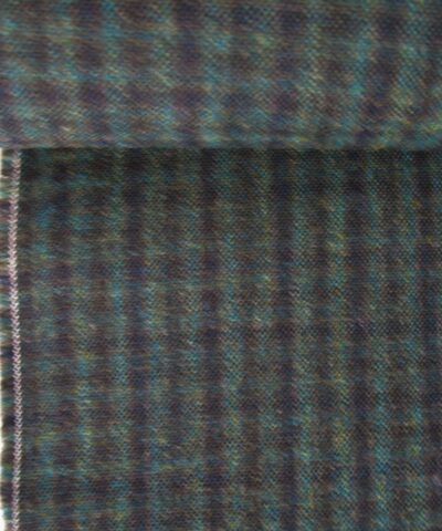 Kvadrat Recheck 985 groen blauw ruitpatroon