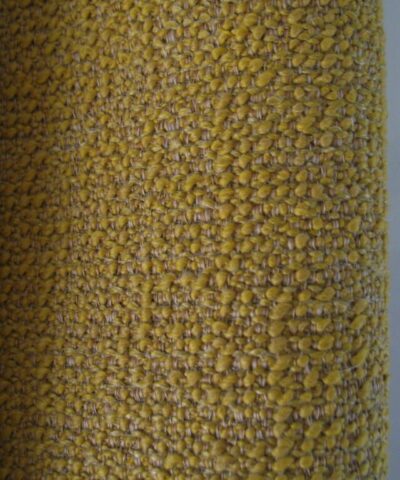 bouclé okergeel meubelstof