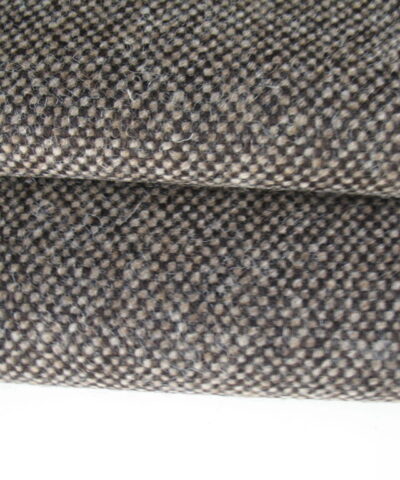 Bute Fabrics Tweed 3513 Wolf bruin zwart