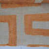 patroon oranje beige meubelstof