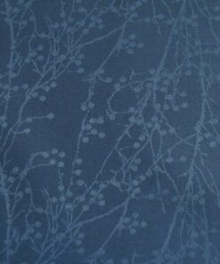 Camira Halcyon Blossum blauw takken patroon