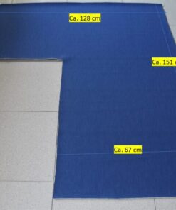 Kvadrat Febrik Uniform Melange cobalt blue