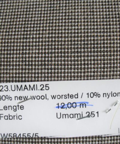 Kvadrat Umami 251 camel bruin zwart wit