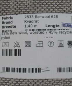 Kvadrat Re-wool 628 zacht roze grijs