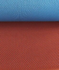 Kvadrat Febrik Plecto 564 roestbruin burnt orange blauw