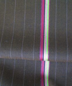 Maharam Bespoke Stripe 003 Paul Smith brown striped pattern