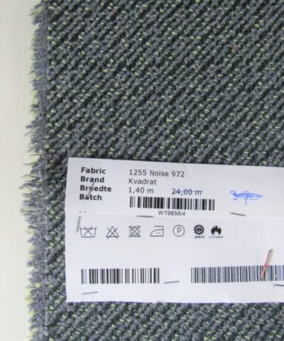 Kvadrat Noise 972 grijs geel groen
