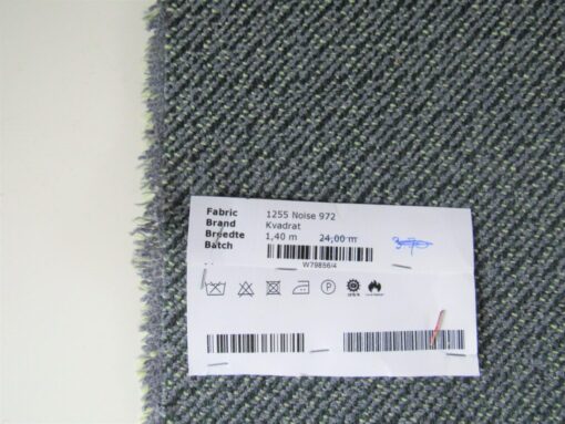 Kvadrat Noise 972 grijs geel groen