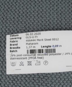 Maharam Merit Steel 0012 steel blue