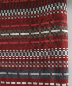 Maharam Point brown-red pattern