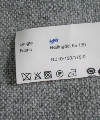 Kvadrat Hallingdal 65 130 grijs