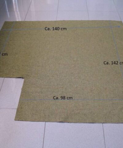 meubelstof olijfgroen taupegrijs