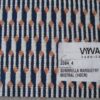 Vyva Fabrics Sunbrella Marquetry Mistral J384 oranje koningsblauw wit