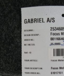 Gabriel Focus Melange 60900 antraciet grijs