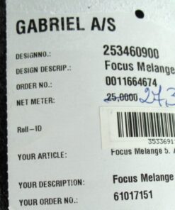 Gabriel Focus Melange 60900 anthracite grey