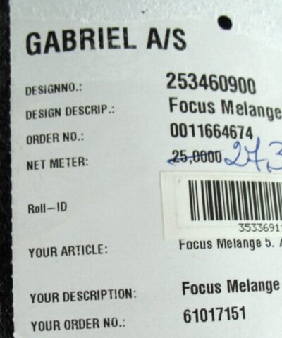 Gabriel Focus Melange 60900 antraciet grijs