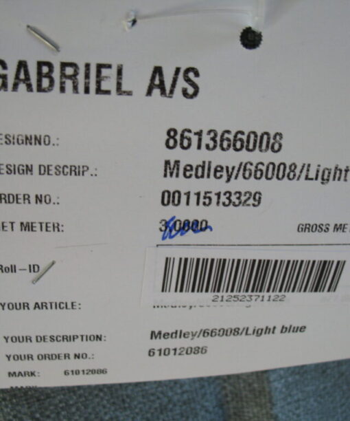Gabriel Medley 66008 Light Blue lichtblauw