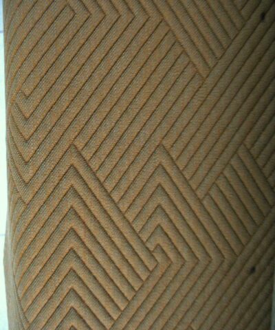 Kvadrat Febrik Mizmaze Silt 0342 oranje groen camel