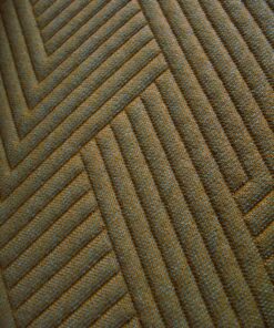 Kvadrat Febrik Mizmaze Silt 0342 oranje groen camel