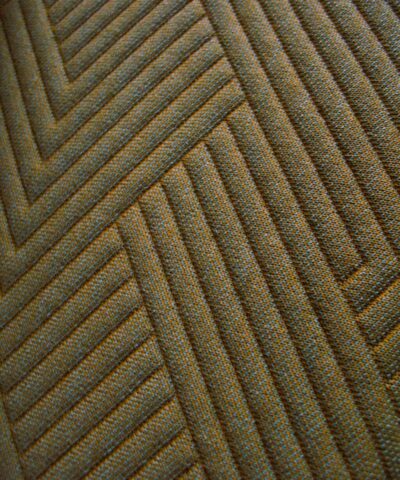 Kvadrat Febrik Mizmaze Silt 0342 oranje groen camel