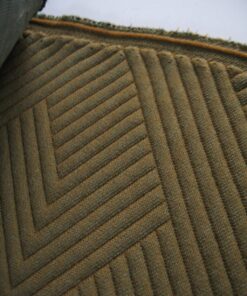 Kvadrat Febrik Mizmaze Silt 0342 oranje groen camel