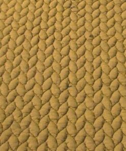 Kvadrat Febrik Big Braid Honey-Walnut okergeel bruingrijs