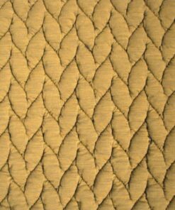Kvadrat Febrik Big Braid Honey-Walnut okergeel bruingrijs