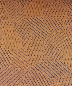 Kvadrat Febrik Razzle Dazzle Ginger 0466 cameloranje blauw