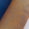 Kvadrat Febrik Razzle Dazzle Ginger 0466 cameloranje blauw