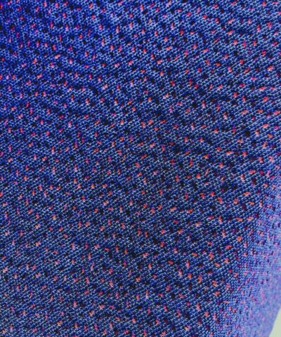 Kvadrat Febrik Sprinkles Parrot 0784 kobaltblauw oranje rood
