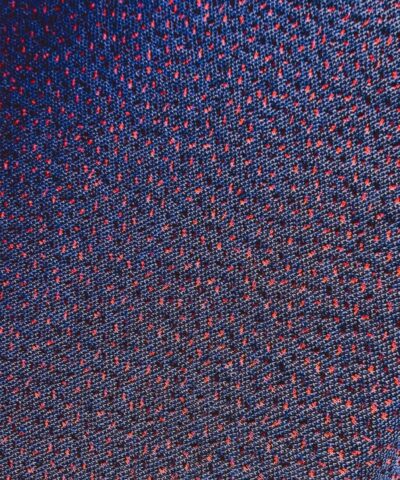 Kvadrat Febrik Sprinkles Parrot 0784 kobaltblauw oranje rood