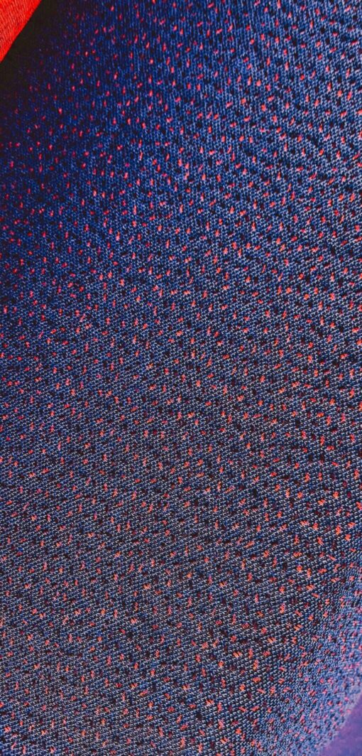 Kvadrat Febrik Sprinkles Parrot 0784 kobaltblauw oranje rood