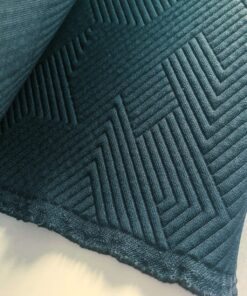 Kvadrat Febrik Mizmaze Sage blauw petrol blauw