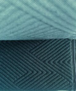 Kvadrat Febrik Mizmaze Sage blauw petrol blauw