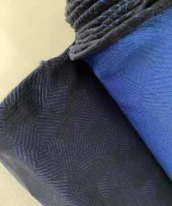 Kvadrat Febrik Razzle Dazzle 0796 Midnight kobaltbauw zwart
