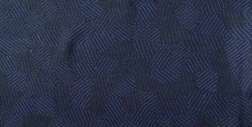 Kvadrat Febrik Razzle Dazzle 0796 Midnight kobaltbauw zwart