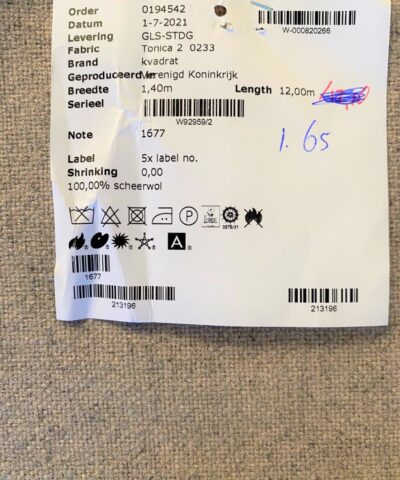 Kvadrat Tonica 2 233 beige grijs