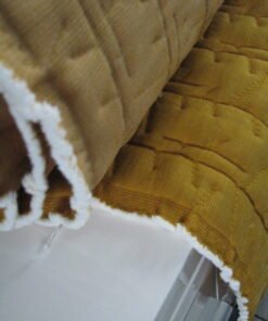 Kvadrat Febrik Tassel Turmeric ochre-yellow orange