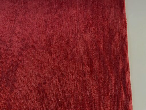 crushed velvet velours structuur donker rood