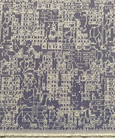 Kvadrat Grid 2 744 blauw creme