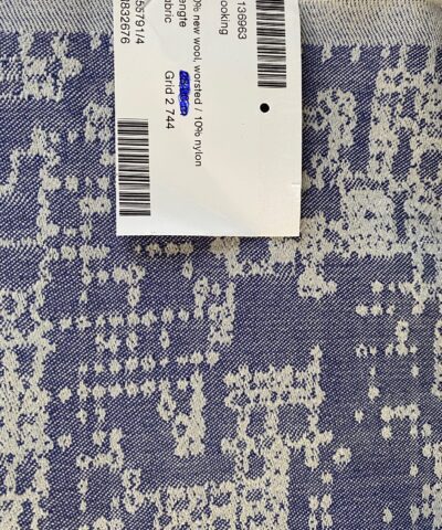 Kvadrat Grid 2 744 blauw creme