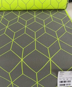 Kvadrat Bright Cube Glo 0004 neon yellow grey